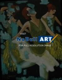 Abstractions - Creating A Ballet - Oil