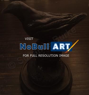 Sculptures - Crow - Natural Clay Glaze