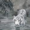 Torrit The Tiger - Oil Paintings - By Laura Curtin, Wildlife Art Painting Artist