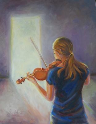 Painting - Elaines Music - Oil