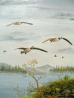 Wildlife - Crossing The Yellowstone - Oils