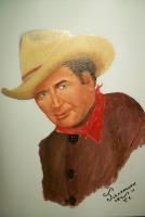 Cowboys - Montana Night Rider - Oils