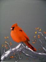 Cardinal 2 - Oils Paintings - By Al Johannessen, Realistic Painting Artist