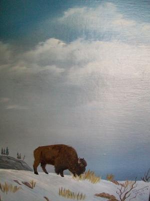 Wildlife - High On A Windy Hill - Oils