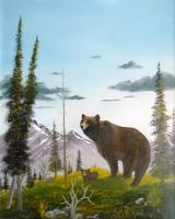 Wildlife - Little Brother Is Lost Again - Oils