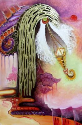 Paintings - Angel Touch - Oil On Canvas