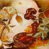 Talismanul Cu Noroc - Oil On Canvas Paintings - By Mariana Oros, Abstract Painting Artist