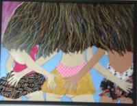 Social - California Girls - Oil And Plastic On Canvas