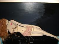 Las Vegas Showgirl - Oil And Plastic On Canvas Paintings - By Dahn Midora, Original Painting Artist
