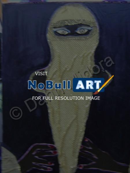 Woman - Mahirimah - Oil And Plastic On Canvas