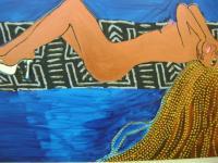 Woman - Karishma - Oil And Plastic On Canvas
