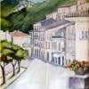 Anversa Degli Abruzzo - Acrylic Paintings - By Juliet Mevi, Plein Air  Realism Painting Artist
