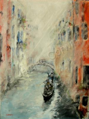 Current Work - Venice Morning - Oil