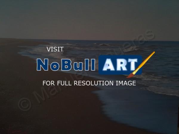 Seaside - Benamocarra Beach - Oil On Canvas