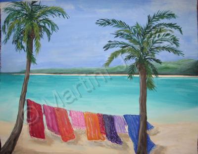 Turquoise - Sarongs For Sale - Acrylic