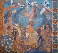 Calliope - Goddesses Of Ancient Greece - Oil Paintings - By Carole Estrup, Visionary Painting Artist