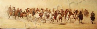 B - Buzkashi - 50X165Cm