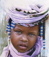 Portraiture - The Sudanese Princess - Acrylics