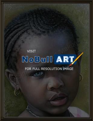 Portraiture - African Eyes - Acrylics
