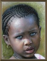 Portraiture - African Eyes - Acrylics