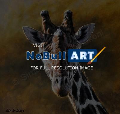 Wildlife And Nature Art - Giraffic - Oil On Canvas