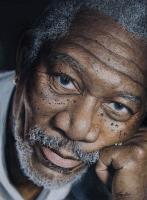 Mr Freeman - Water Color Pastel Pencils Drawings - By Simba   Robert Makoni, Mixed Media Drawing Artist