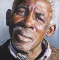 Mdhara - Water Color Pastel Pencils Paintings - By Simba   Robert Makoni, Mixed Media Painting Artist