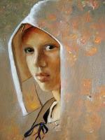 A Touch Of Vermeer - Oil Paintings - By Joan Butler-Gore, Realism Painting Artist