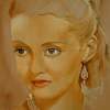 Bette Davis Eyes - Oil Paintings - By Joan Butler-Gore, Realism Painting Artist