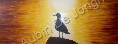 Aubin - Seagull - Oil On Canvas