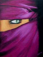 Persian Glow - Oil On Canvas Paintings - By Aubin De Jongh, Reallism Painting Artist