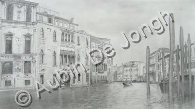 Aubin - Venice - Pencil On Paper