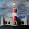 Lighthouse - Pencil On Paper Drawings - By Aubin De Jongh, Reallism Drawing Artist