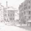 Piazza De Spagna - Rome Italy - Pencil Drawing Drawings - By Dave Barazsu, Realisic Drawing Artist