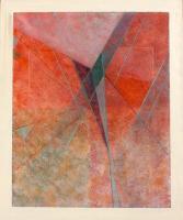 Angles - Acrylic And Pastels On Canvas Mixed Media - By Dave Barazsu, Abstract Mixed Media Artist