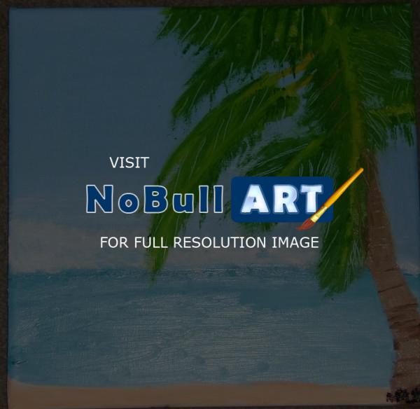 Paintings - Tropical Beach - Oil