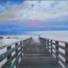 Boardwalk To The Beach - Acrylics Paintings - By Deborah Boak, Original Paintings Painting Artist