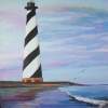 Cape Hatteras Light - Acrylic On Board Paintings - By Deborah Boak, Realism Painting Artist