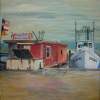 Pelican Bait Shop - Acrylic On Canvas Paintings - By Deborah Boak, Realism Painting Artist