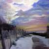 Sunset At Dauphin Island - Acrylic On Board Paintings - By Deborah Boak, Realism Painting Artist