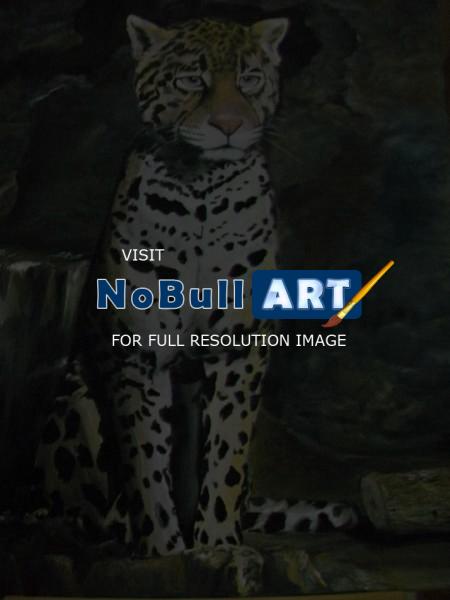 Animals - Snow Leopard - Acrylic On Canvas