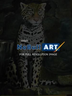 Animals - Snow Leopard - Acrylic On Canvas