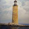 Whaleback Lighthouse - Acrylic On Canvas Paintings - By Deborah Boak, Realism Painting Artist