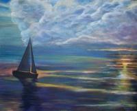 First Light - Acrylic On Canvas Paintings - By Deborah Boak, Realism Painting Artist