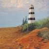 West Point Lighthouse - Acrylic On Board Paintings - By Deborah Boak, Realism Painting Artist