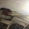 Lobster Traps - Acrylic On Board Paintings - By Deborah Boak, Realism Painting Artist