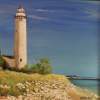 South Manitou Island Lighthouse - Acrylic On Board Paintings - By Deborah Boak, Realism Painting Artist