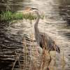 Gone Fishing - Acrylic On Canvas Paintings - By Deborah Boak, Realism Painting Artist