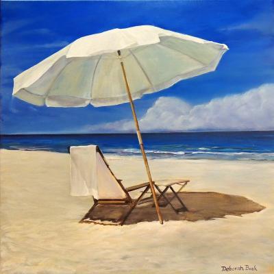 Landscapes  Seascapes - The Umbrella - Acrylic On Canvas