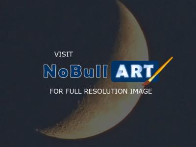 Photography - A Christmas Crescent Moon - Nikon P150